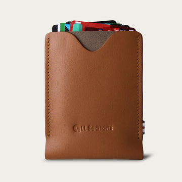 กระเป๋าใส่บัตร ซองใส่บัตร หนังแท้ รุ่น Leather Card Cover [CARD V.8]
