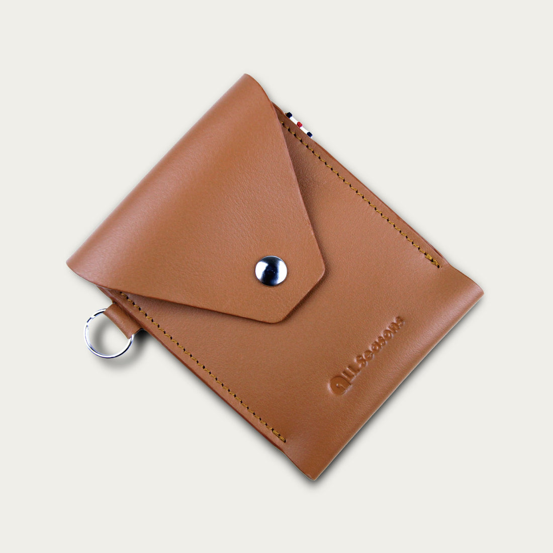 กระเป๋าใส่บัตร มีฝาปิด Leather Fold Card Cover [CARD V.11]