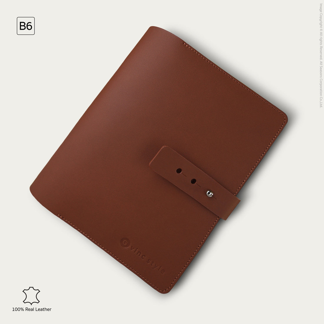 B6 V.2 Leather Bifold Notebook