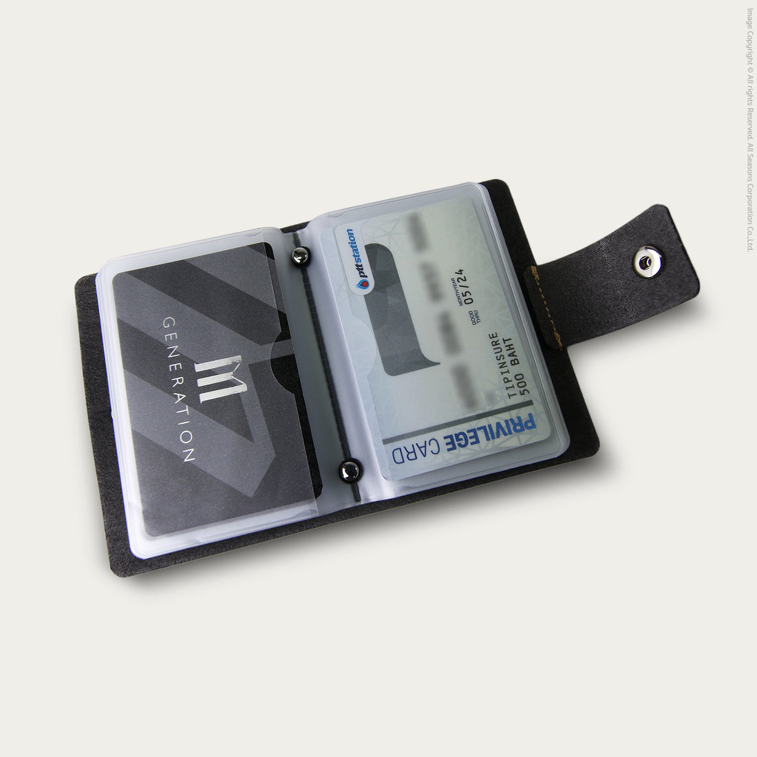 Personalized Microfiber Bifold Card Holder [CARD V.7]