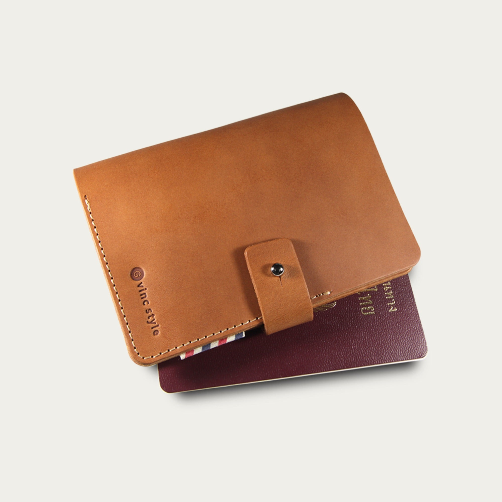 Leather Traveller Book Cover | 4 Colors