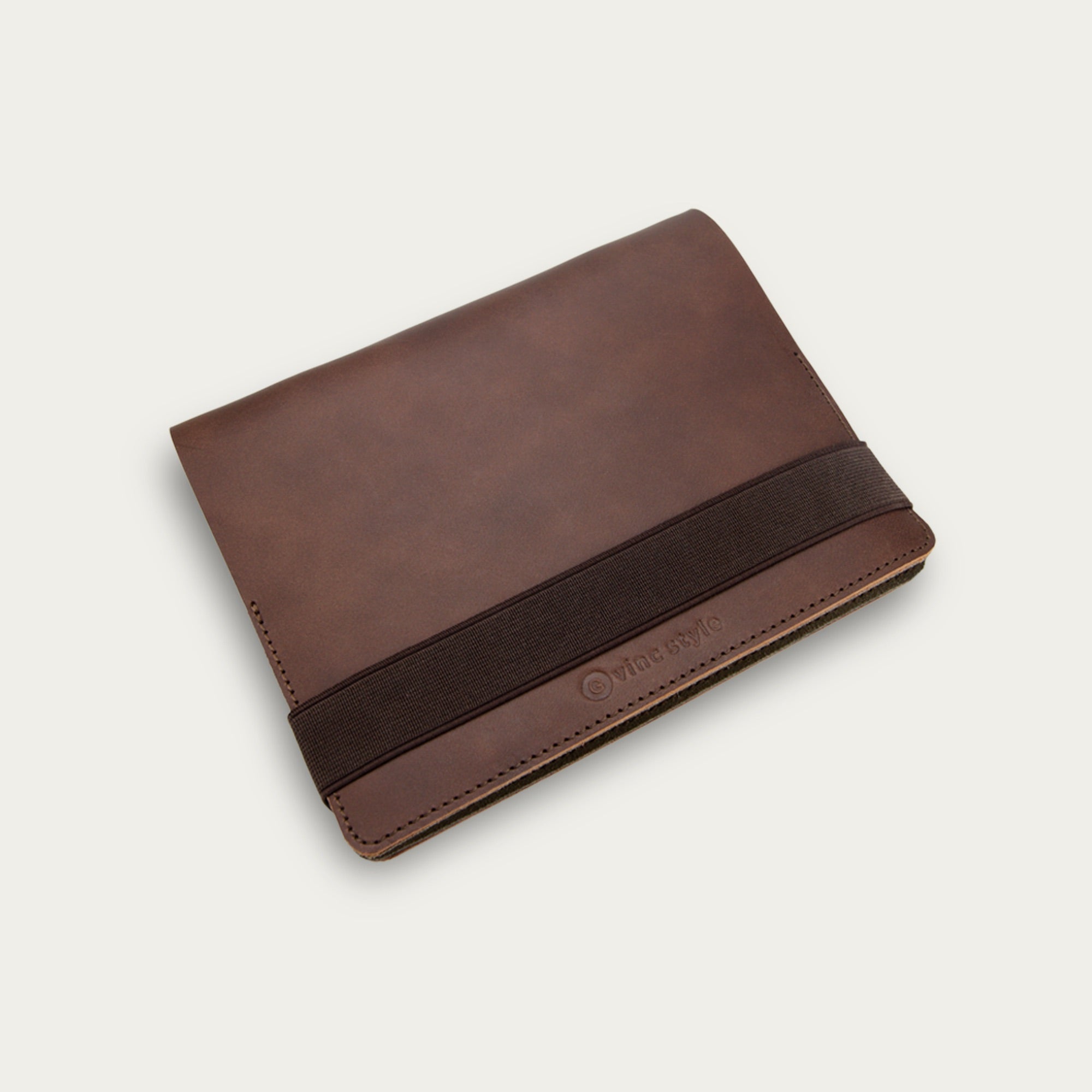 Leather Elastic Notebook (M) B6 | 3 Colors