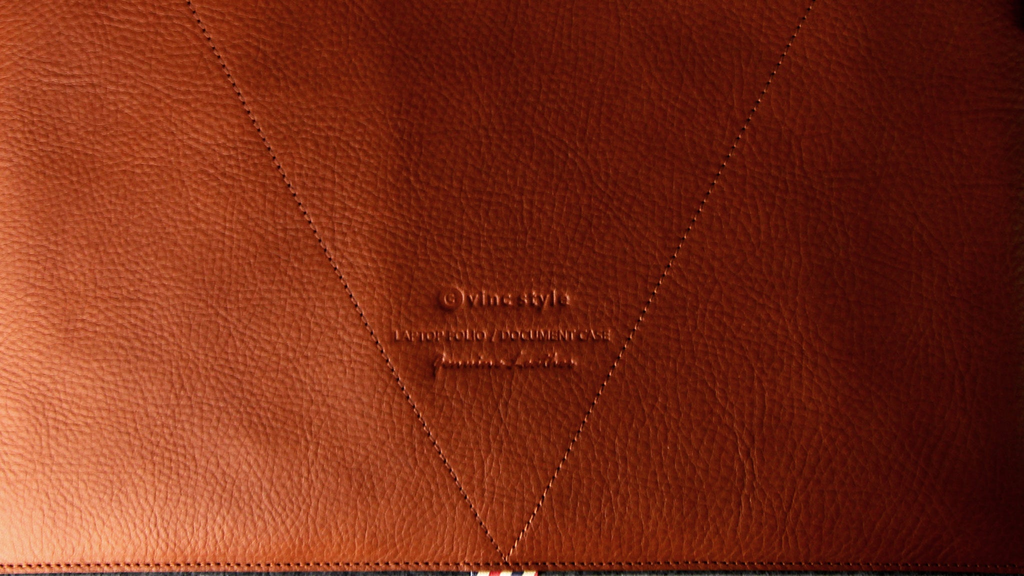 Leather Portfoilio Document and Laptop case (Zip)