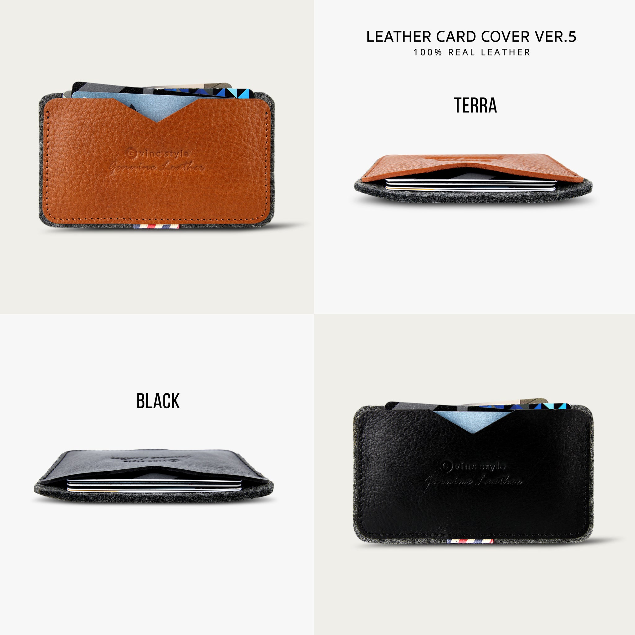 Leather Card Cover Ver.5 | 2 Colors