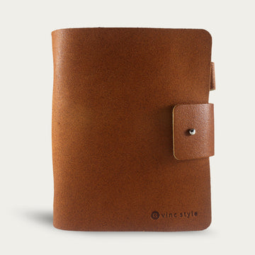 สมุดโน๊ต สมุดปกหนังแท้ รุ่น Marzipan Organizer (M)