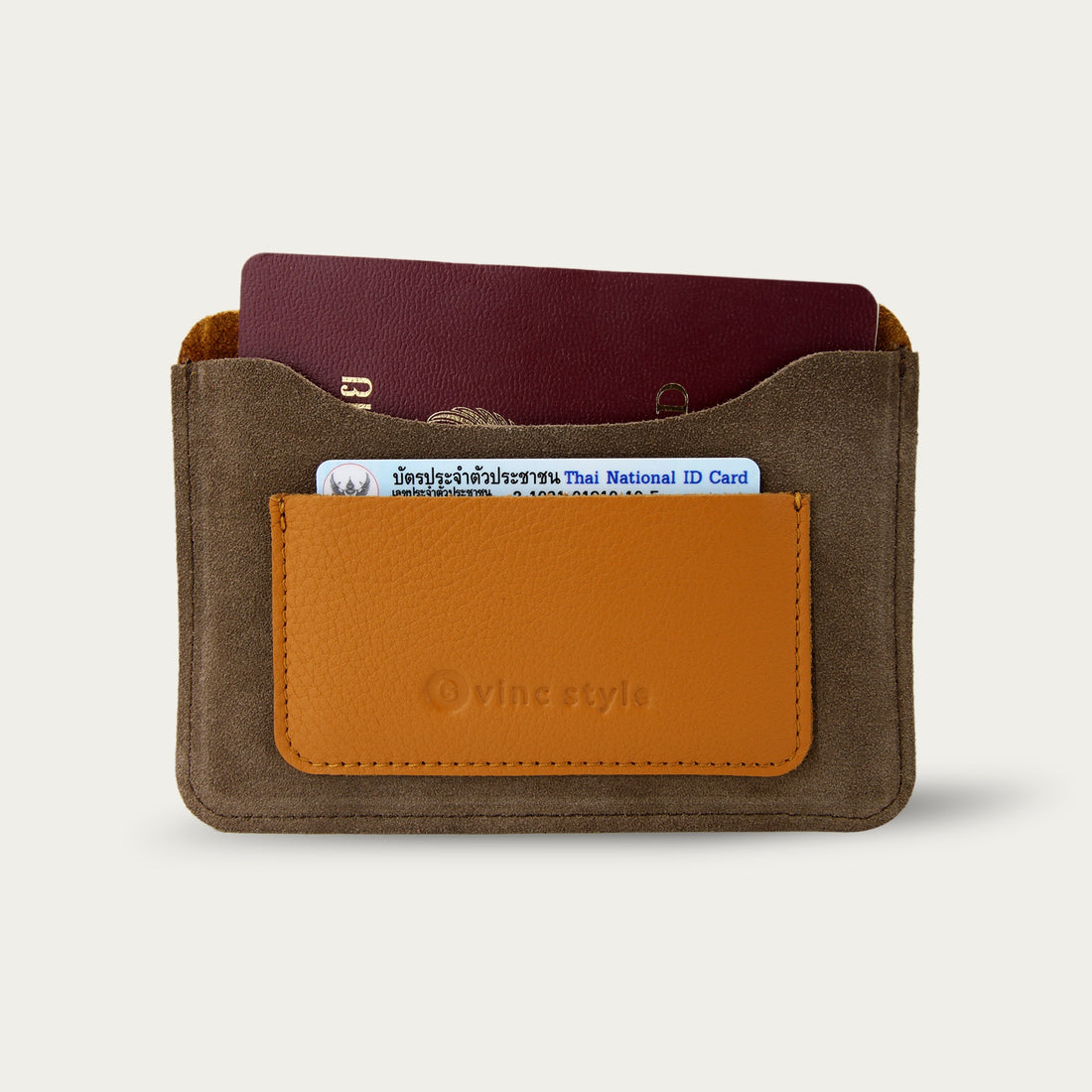 ซองใส่สมุดพาสปอร์ต หนังสือเดินทาง หนังแท้ รุ่น Secondo Passport Case